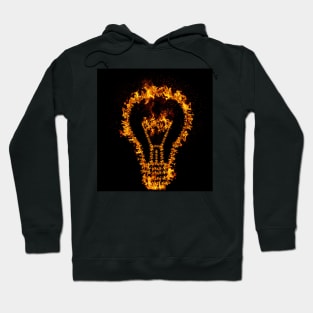 Fire Bulb Idea Hoodie